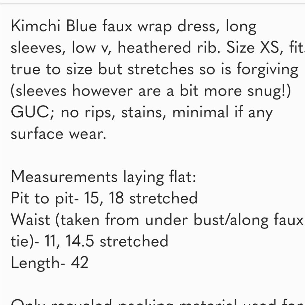 Anthropologie Kimchi Blue Wrap Dress - Picture 12 of 15